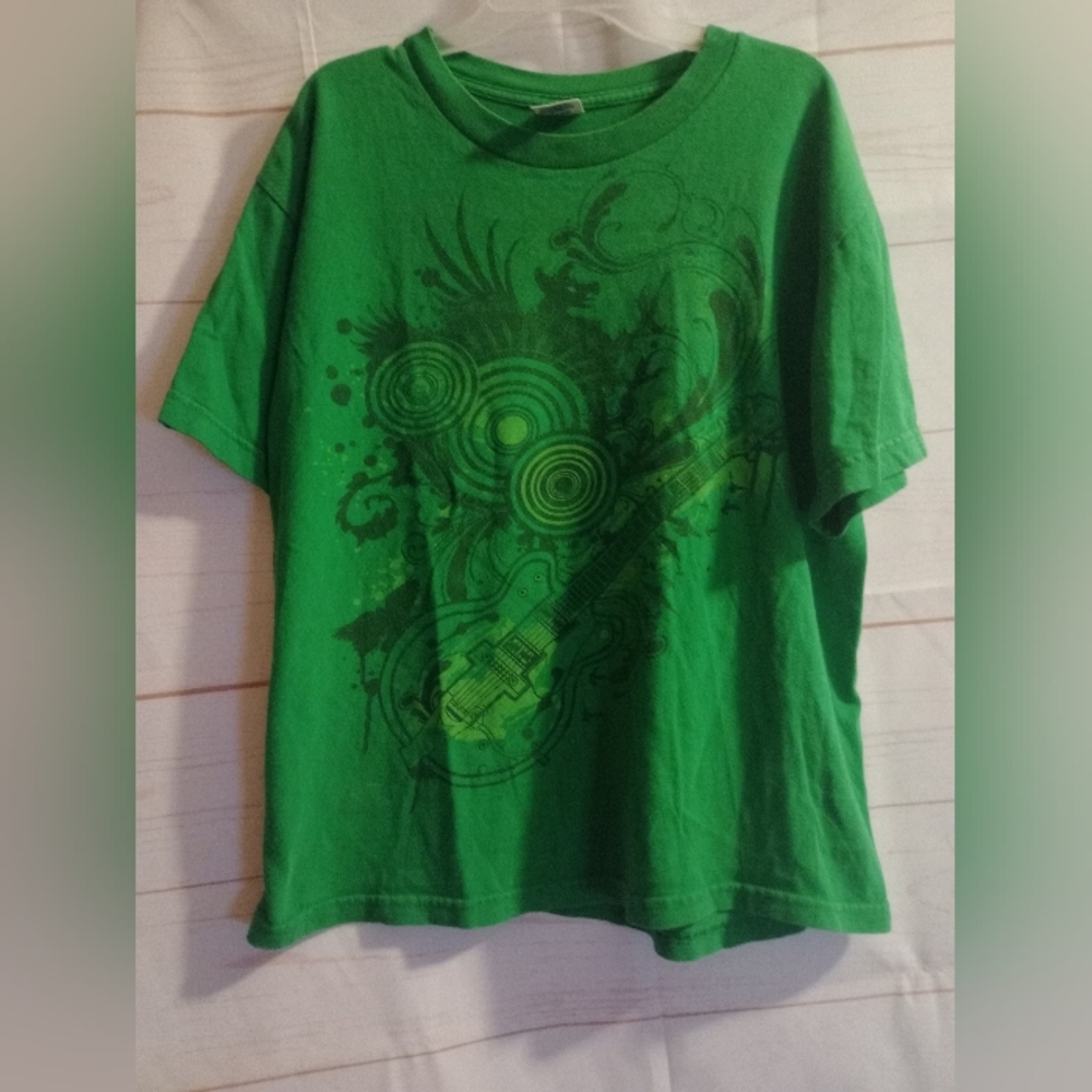 Green Graphic Kids T-Shirt